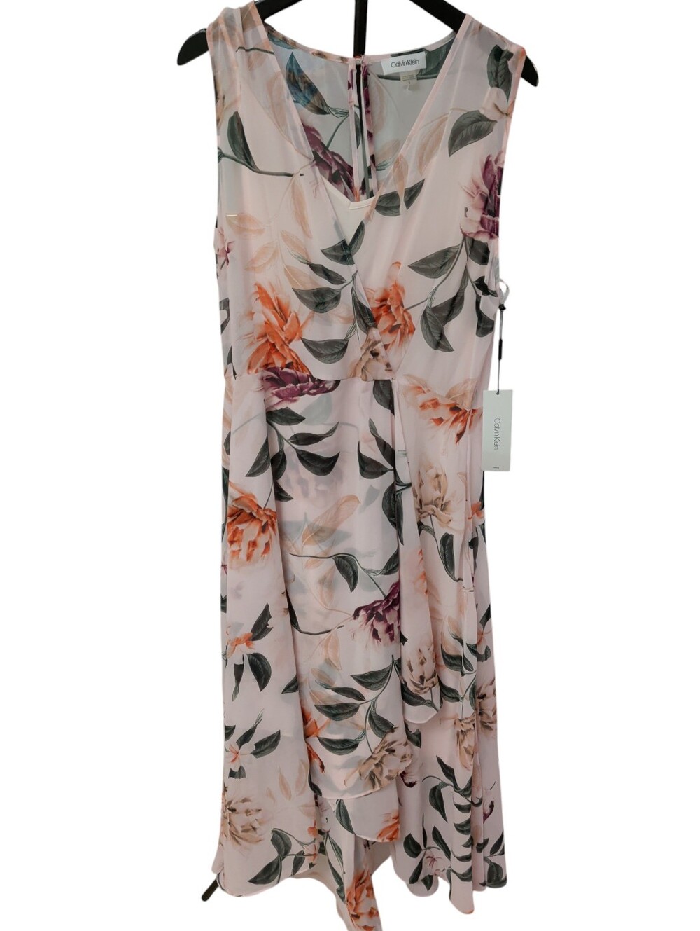 Retail $140 Calvin Klein Floral Dress